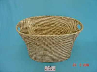 Rattan laundry basket