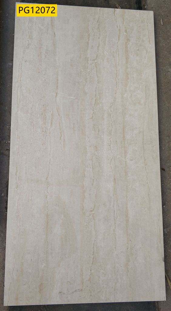 60x120cm polished glazed tiles travertine