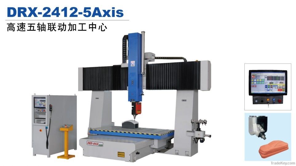 5 axis cnc router; mould milling machine