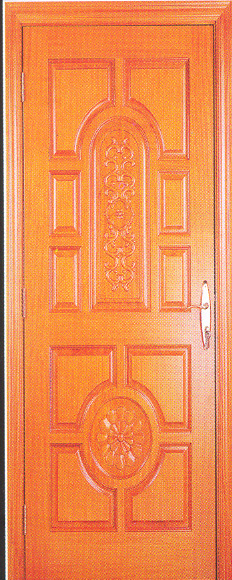Solid hardwood door