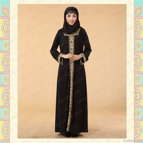 muslim fashion black abaya design wholesale