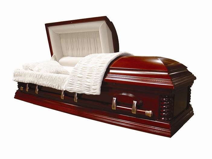 American Style Solid Wood Casket (A014)
