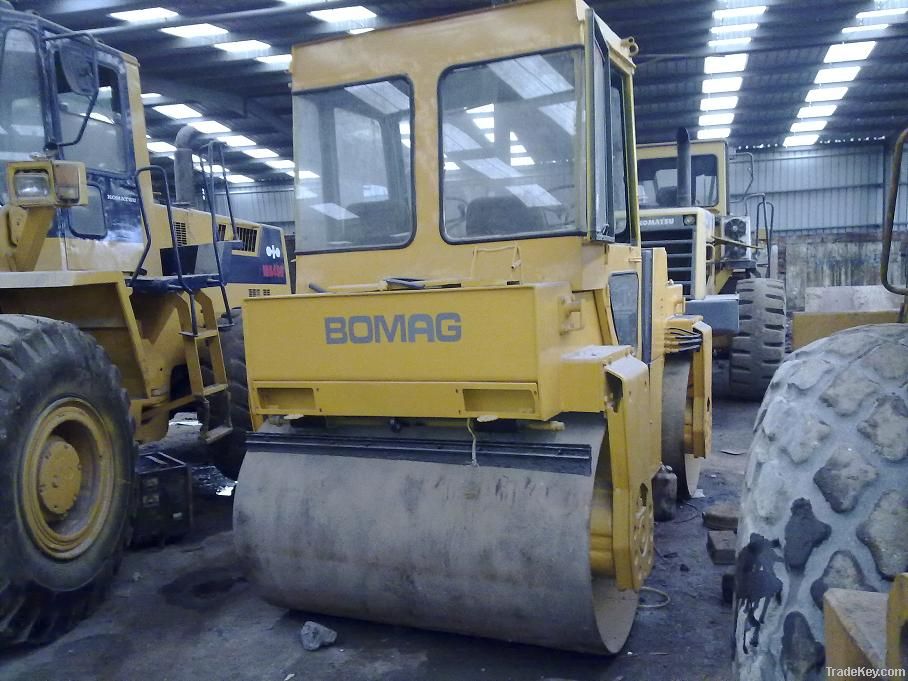 Used BOMAG Roller, Double Drum Roller