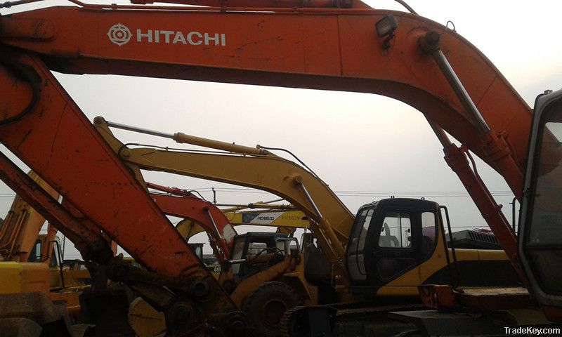 Used Wheel Excavator, Hitachi EX160WD