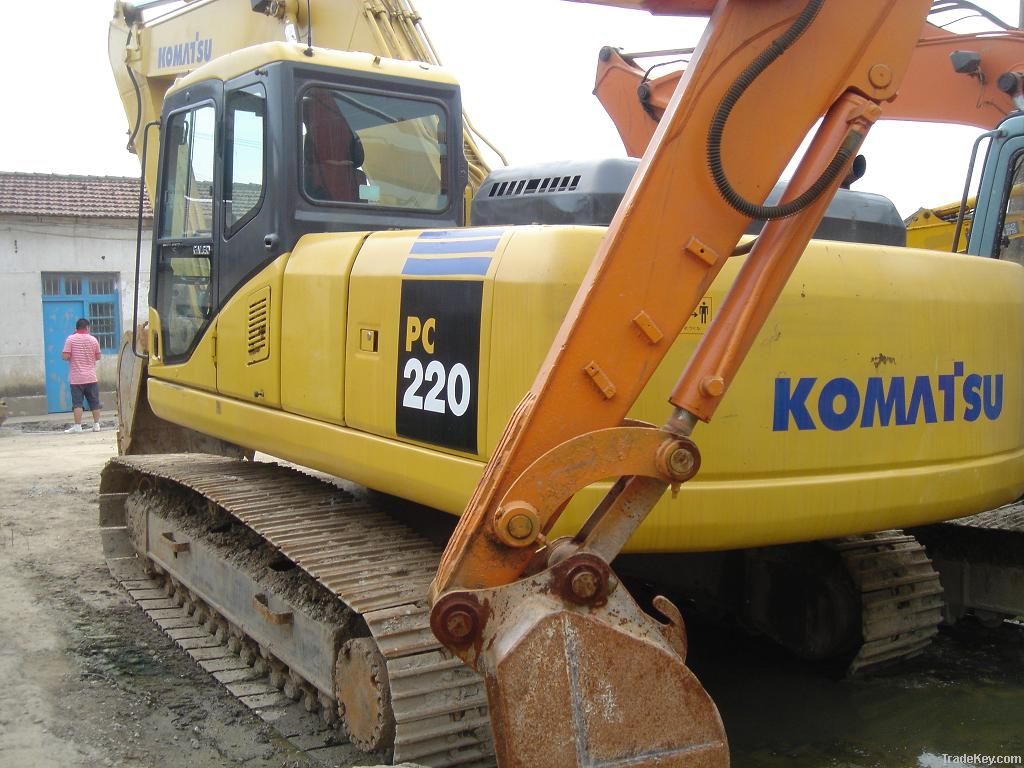 Used Excavator Komatsu PC220-7, Good Condition