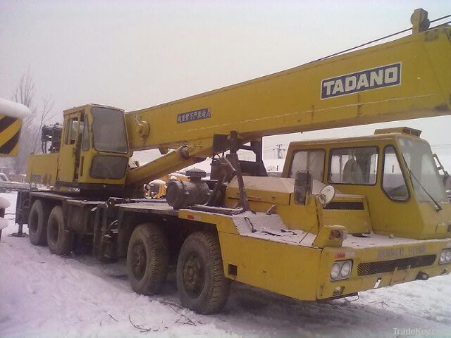 Used Hydraulic Truck Crane , Tadano TG500E