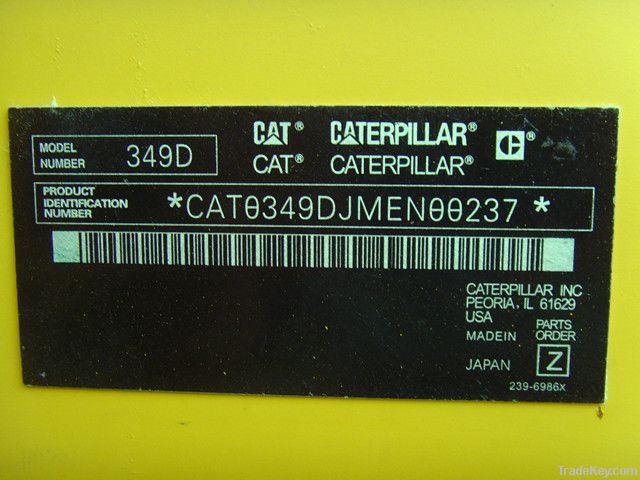 USED Caterpillar Excavator 349D (Used)