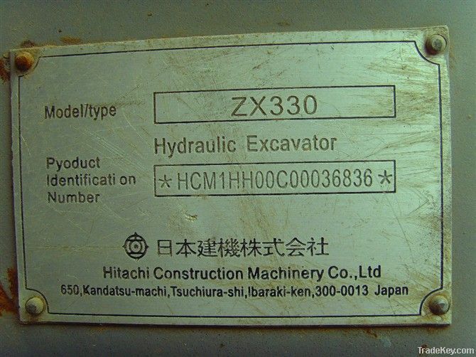 Second hand Hitachi ZX330 Excavator