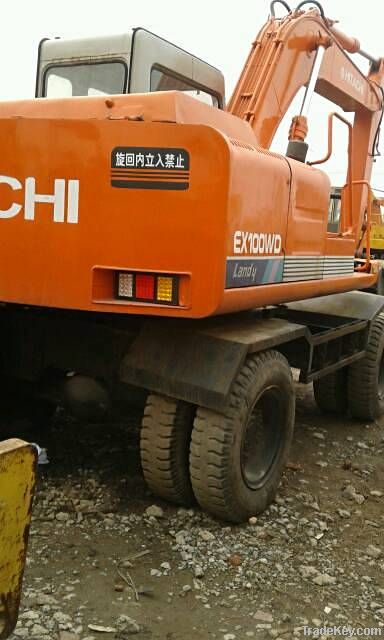 Used Hitachi Wheel Excavator EX100WD