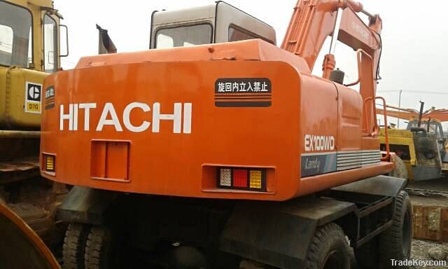 Used Hitachi Wheel Excavator EX100WD