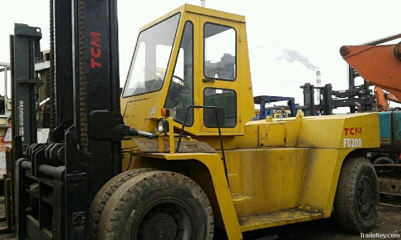 Used Diesel Forklift Truck, TCM FD200