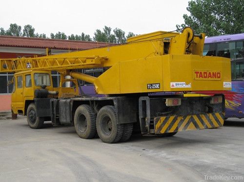 Used Tadano TL250E Truck Crane, Original