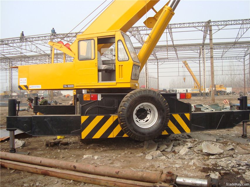 Used Tadano Mobile Truck Crane, TG1000E