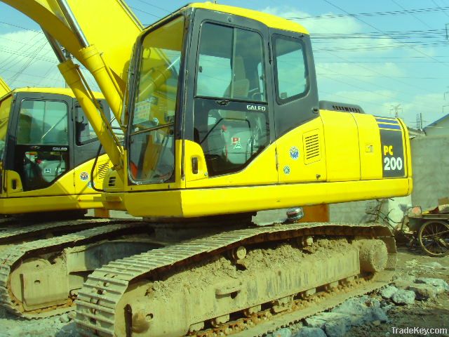 Second hand Komatsu PC200-7 Excavator