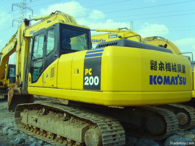 Second hand Komatsu PC200-7 Excavator