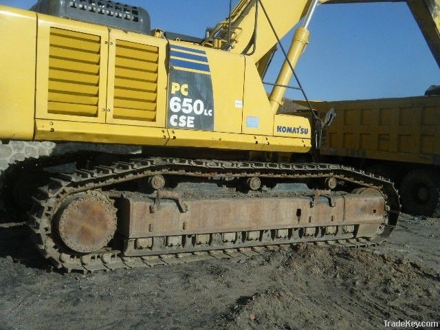 Used Big Crawler Excavator, Komatsu PC650