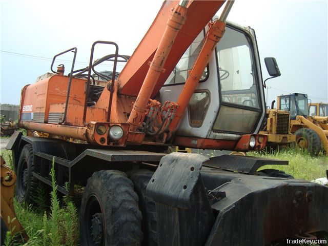 Used Japan Wheel Excavator Hitachi EX160WD