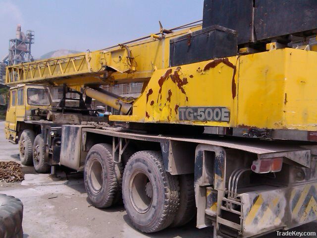 Used genuine Japan Tadano Crane, TG500E