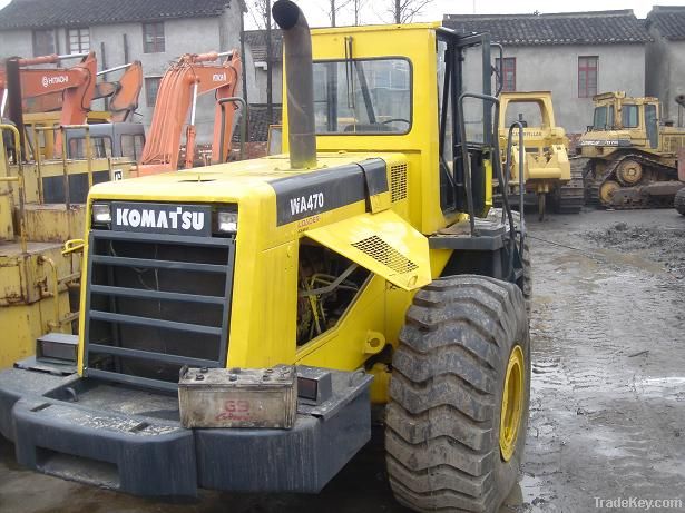 Used Komatsu WA470-3 Wheel Loader, Good Condition