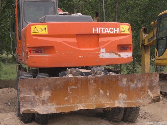 Used Wheel Excavator, Hitachi ZX130W Excavator