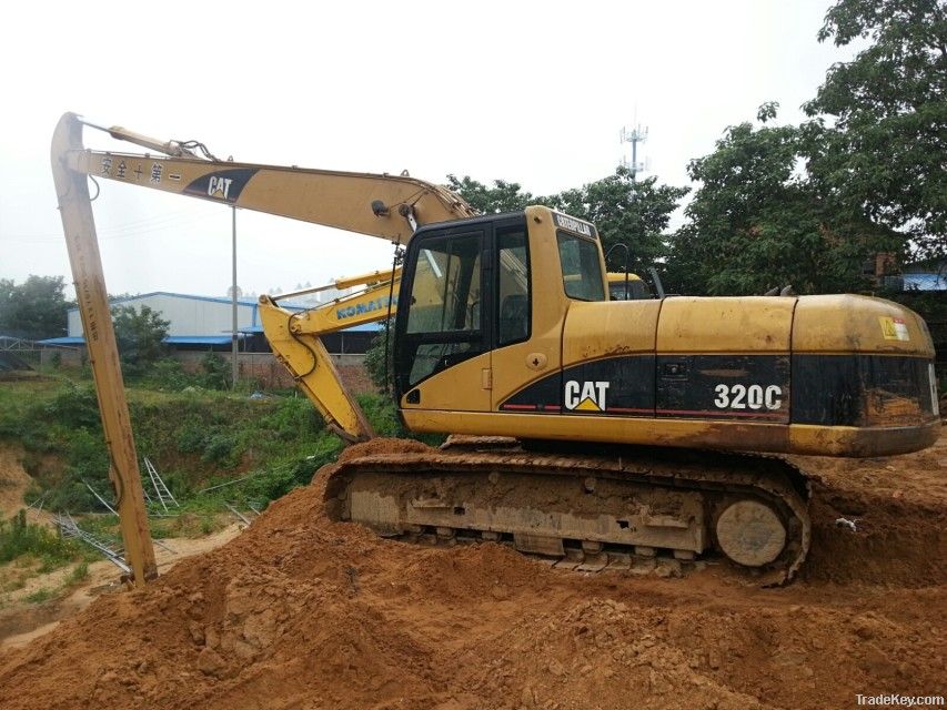 Used CAT 320C Excavator with Long Boom