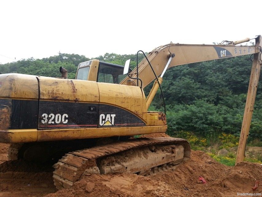 Used CAT 320C Excavator with Long Boom