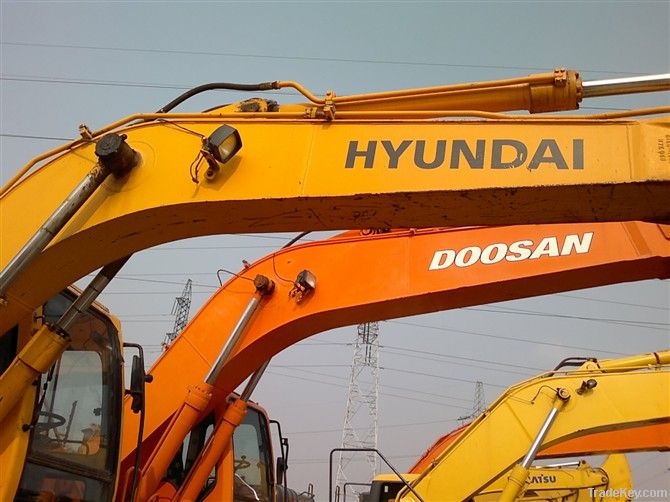 Used Wheel Excavator , Hyundai Wheel Excavator R150W-7