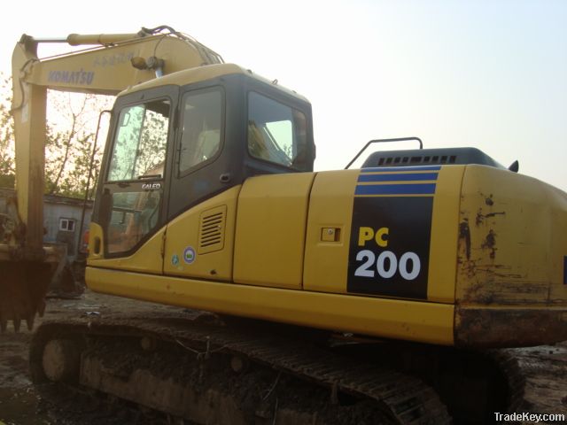 Used Komatsu Excavator, Komatsu PC200-7 Excavator, Excavators