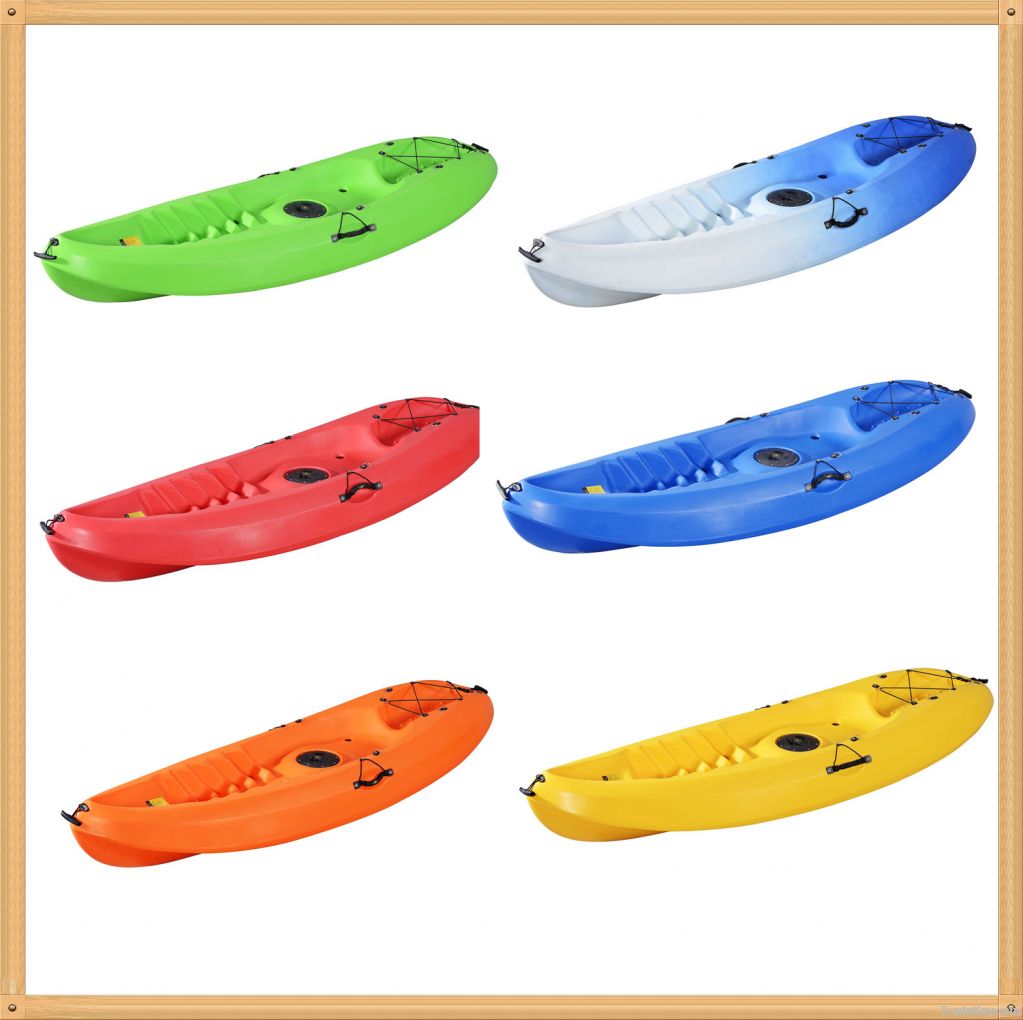 Single person plastic kayak