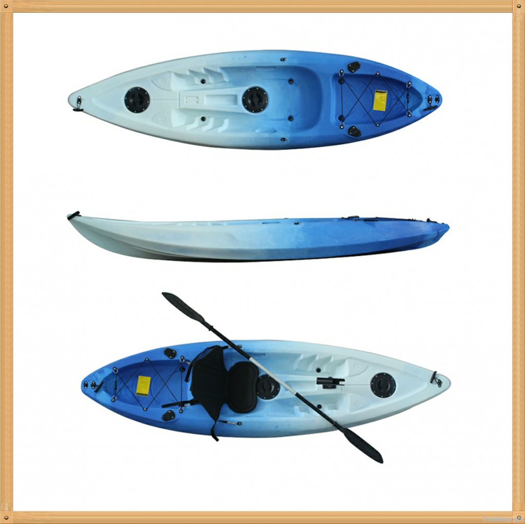 Plastic fishing kayak wholesale baratos boat rotomold for sale