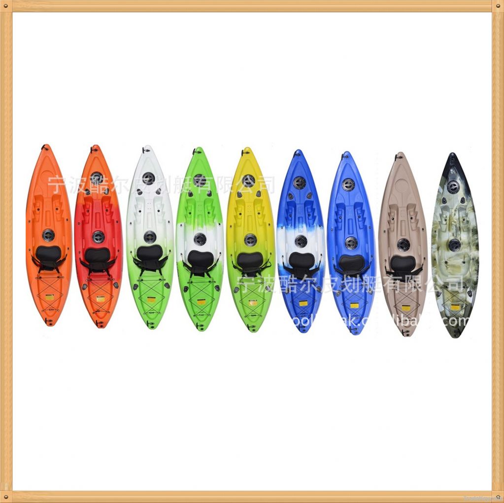 Plastic fishing kayak wholesale baratos boat rotomold for sale