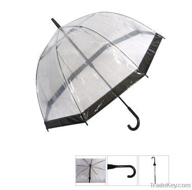Easy glded POE Dome umbrella birdcage shaped