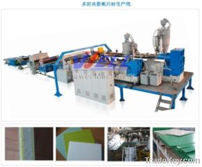 Multi-layer co-extrusion sheet &plate extrusion line