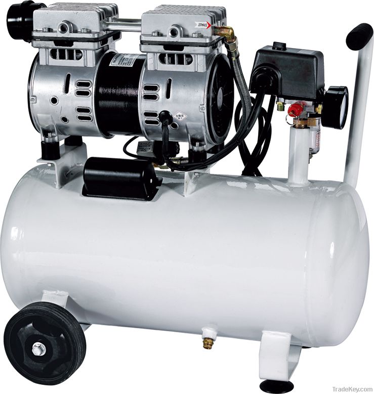 Noiseless Oil free air compressor