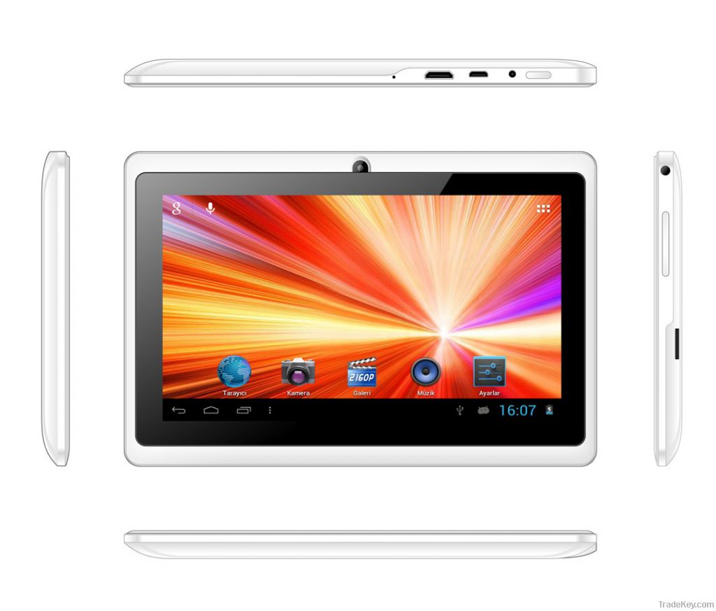 Cheapest tablet pc A13 single core wifi and 3G