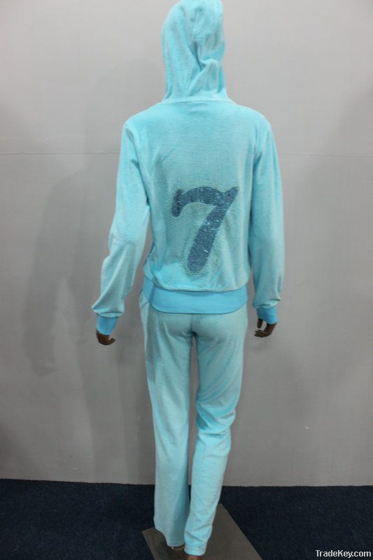 Fashion Women Velour Tracksuit , Jogging Tracksuit, Cheap Tracksuit2013