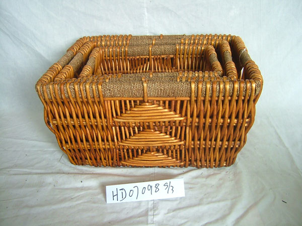 wicker basketry,rattan&wicker container