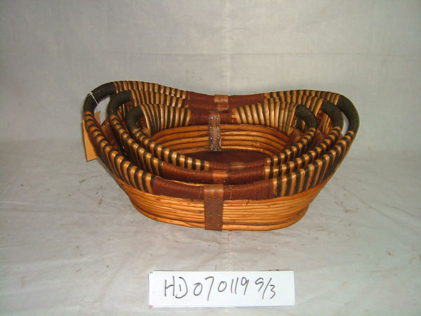 wicker tray, wicker tray, fruit tray