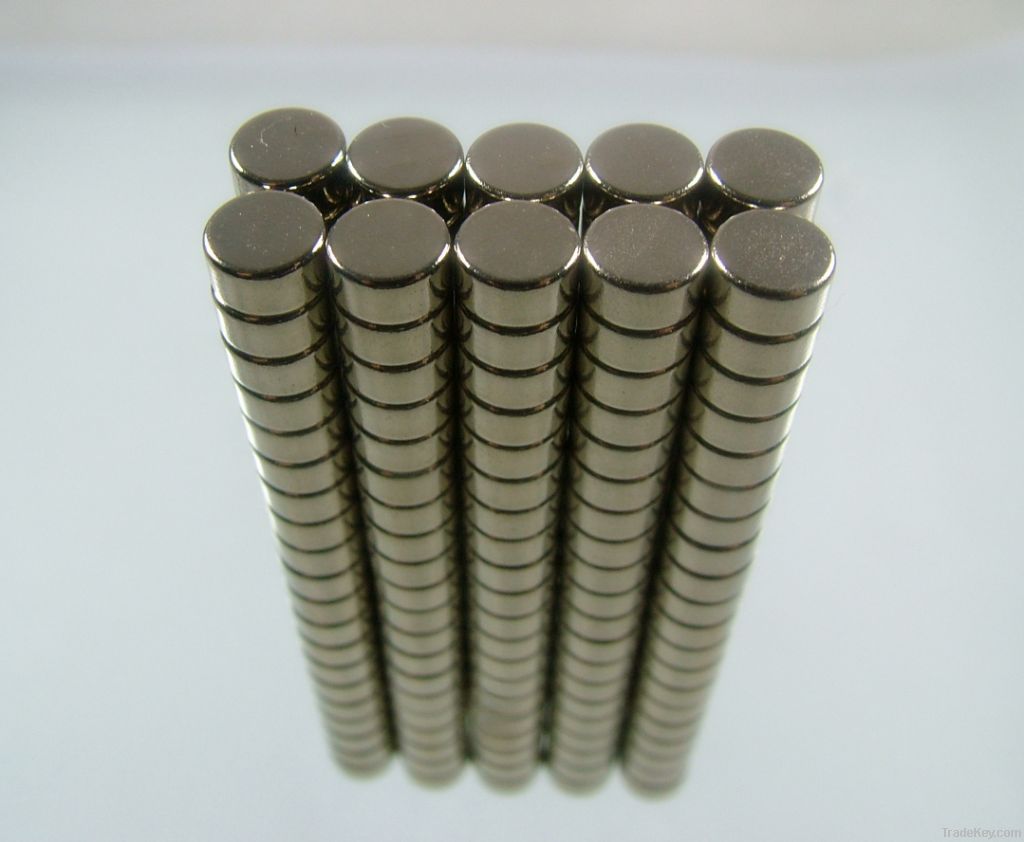 N52 Disc 6*3MM rare earth Neodymium Permanent cylinder Magnets
