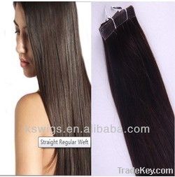 AAAAA 100% High quality Indian human hair extension-tape hair, 100g/pc