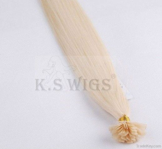 Flat tip hair extensions with AAAA grade and low cost
