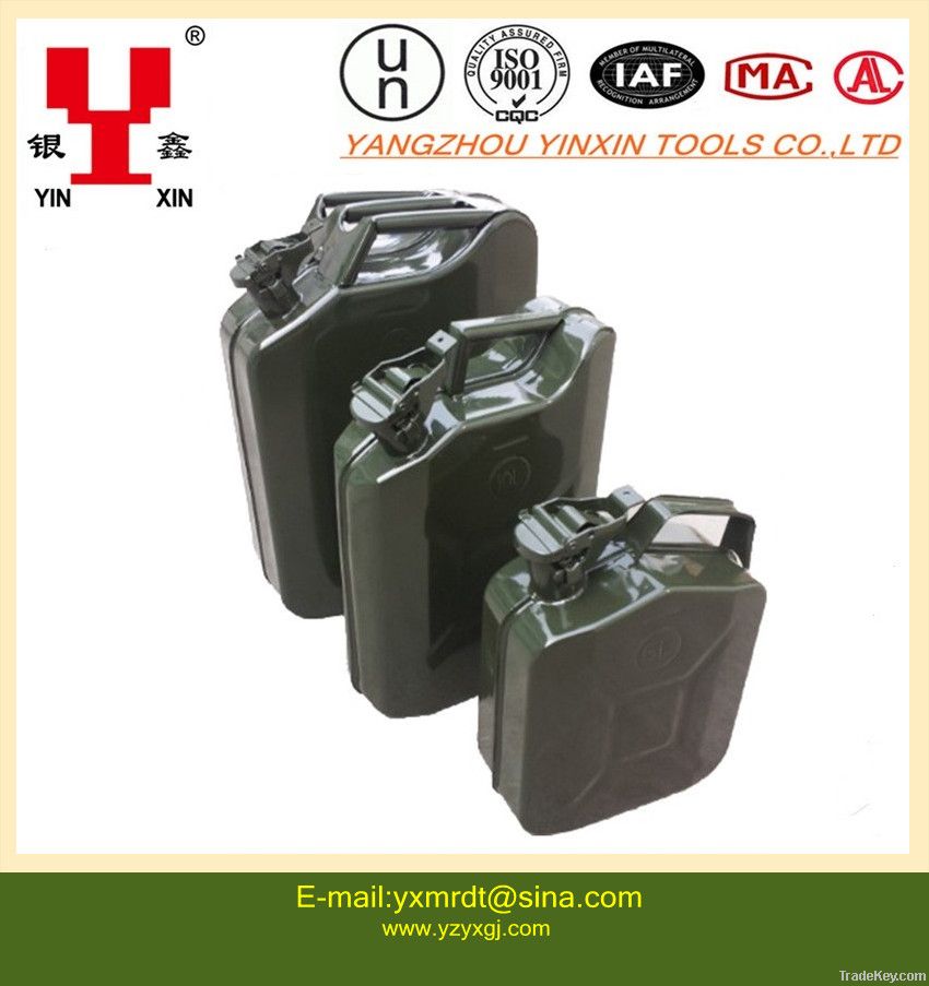 Metal jerry cans