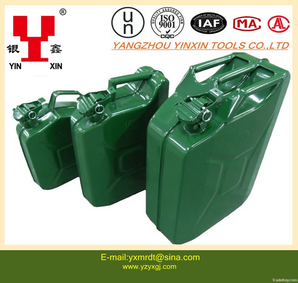 Metal jerry cans