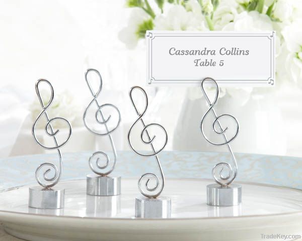 Wedding Decoration Music Note Place Card/Photo Holder Gifts