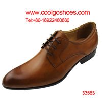 Quality men leather shoes factory in china