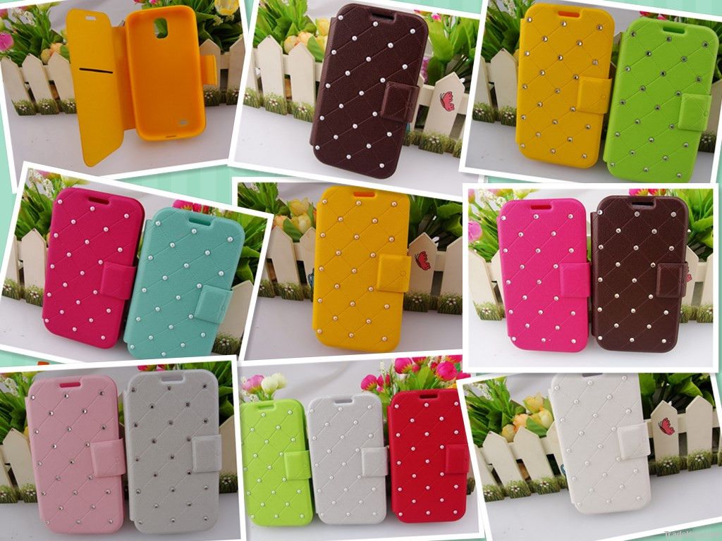 PU Leather  Customized Flip Cell Phone Cases