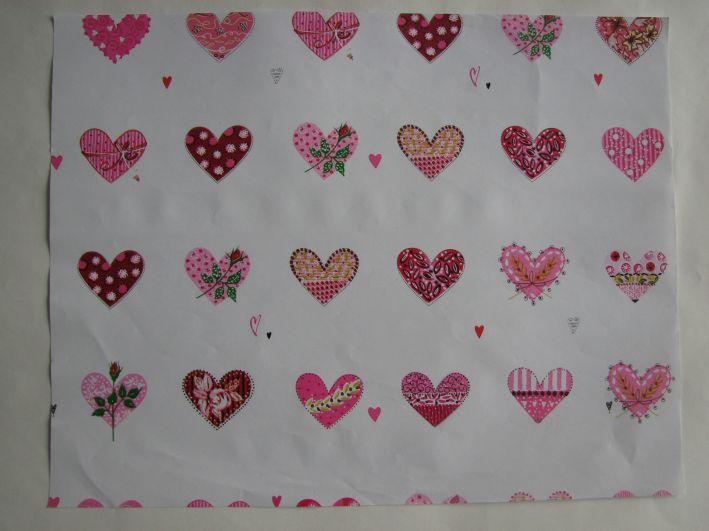 Valentine Theme Printed Rolling Wrapping Paper