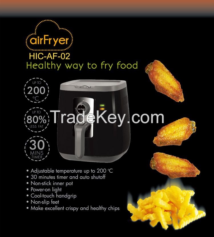 2016 new arrived new oil free air fryer for home use appliance