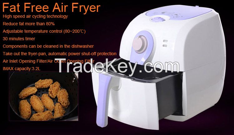 4.0L No oil air fryer with GS CE ROHS certificates