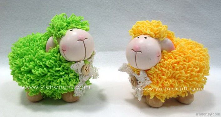 Easter Decoration/Ceramic Sheep